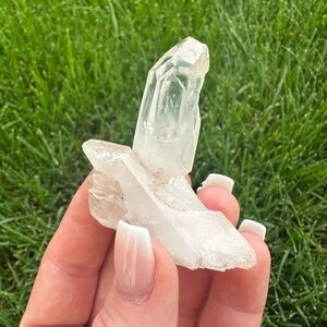 Clear White Quartz Cluster - Natural Reptile Terrarium Decor From Madagascar